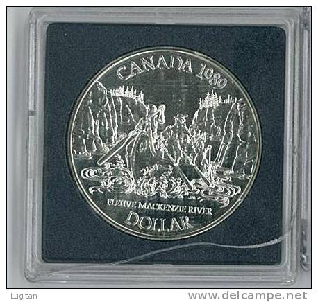 NUMISMATICA - CANADA MINT SET  - ANNO 1989 FDC - ROYAL CANADIAN MINT - Fiume Mackenzie RIVER   UNCIRCULATED - Canada