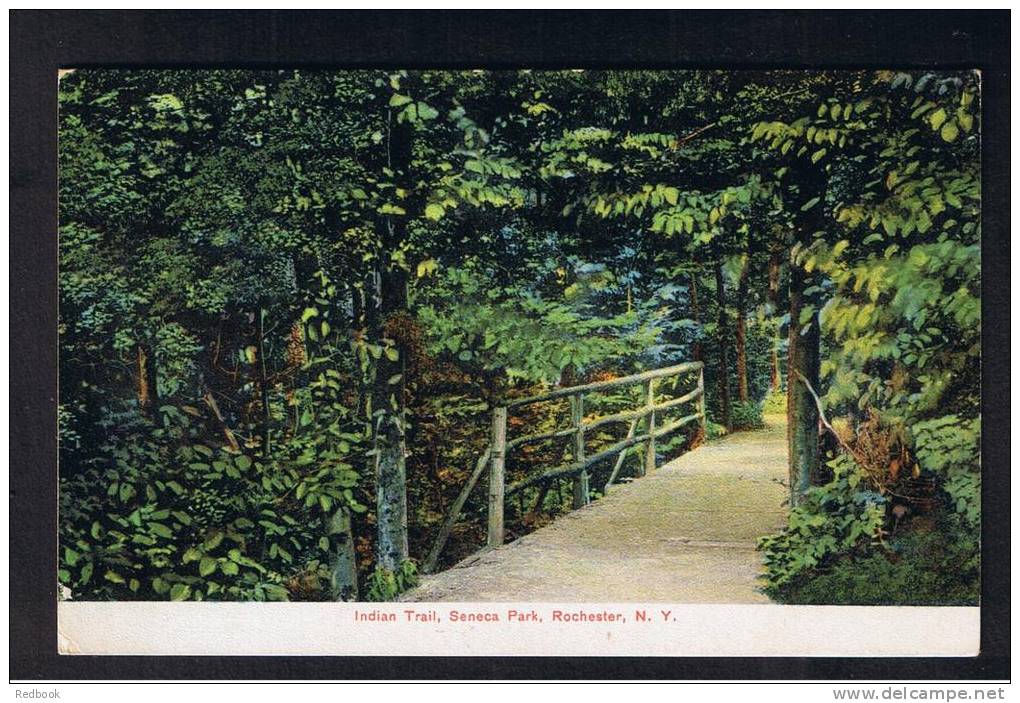 RB 812 - Early Postcard Indian Trail Seneca Park Rochester New York USA - Rochester