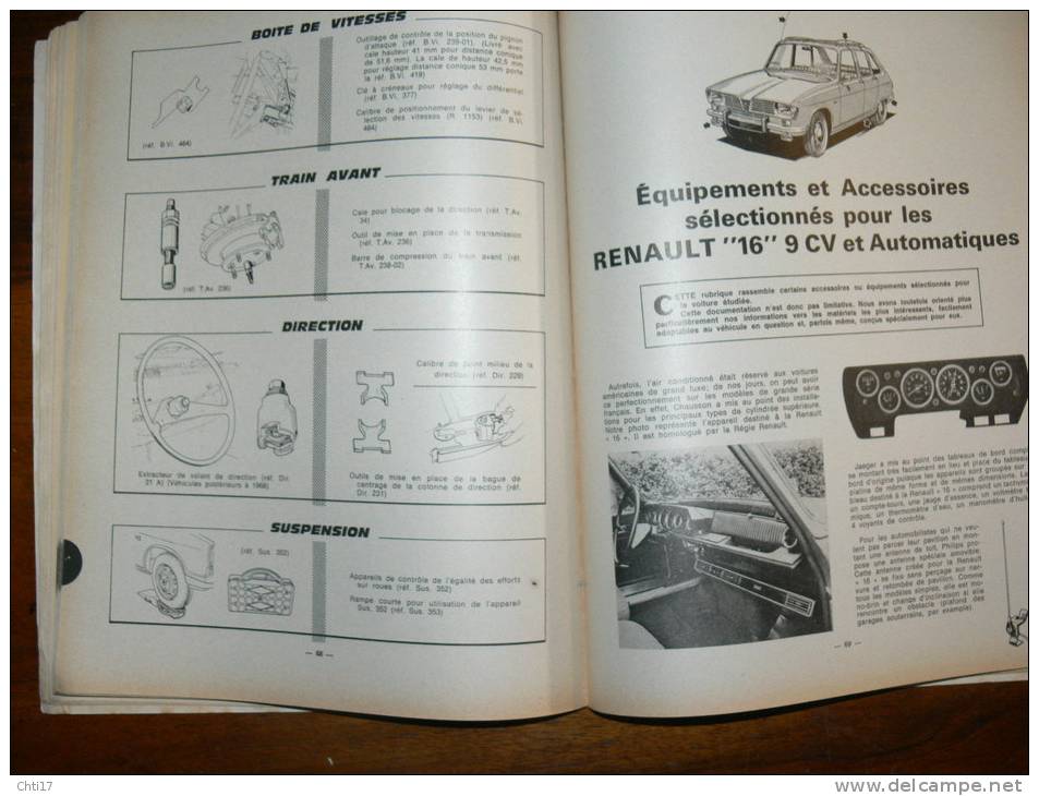 REVUE TECHNIQUE AUTOMOBILE N 299 RENAULT 16 9CV ET EVOLUTION VOLKSWAGEN COCCINELLE (1970-1971) EDITE 1971 - Auto