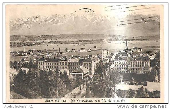 66288)cartolina Illustratoria Villach - Panorama - Sonstige & Ohne Zuordnung