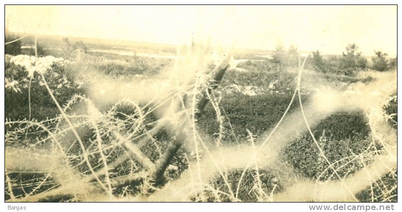 Photo Guerre 14-18 WW1  Bombardement Ruines Cote 100 En Face De Sapigneul - Guerre, Militaire