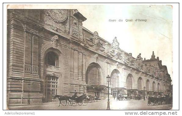 66342)cartolina Illustratoria PARIGI - Gare Du Quai D´orsay - Ile-de-France