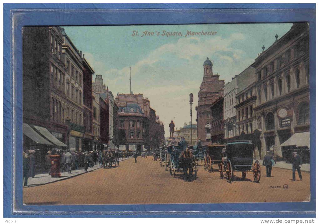 Carte Postale Angleterre Manchester  St-Ann´s Square Trés Beau Plan - Manchester