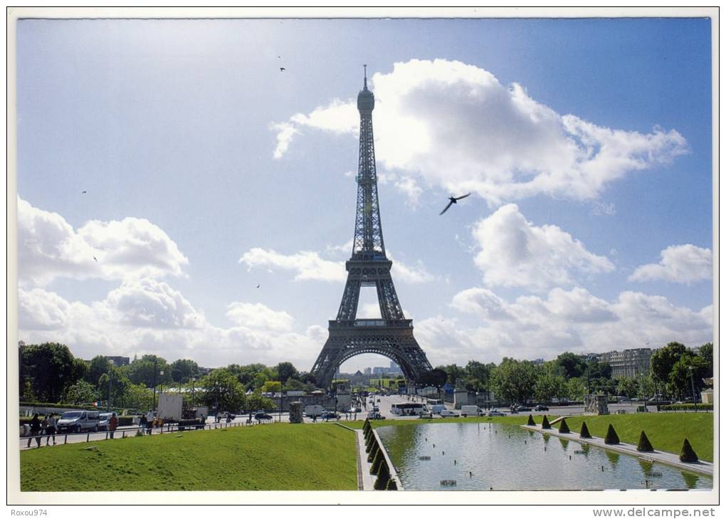 BLOC COLLECTOR 10 Timbres Autocollants "La Tour Eiffel" 3 PHOTOS - Neufs