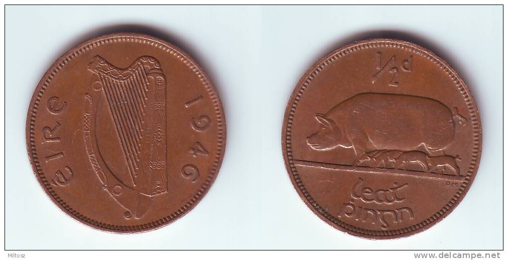 Ireland 1/2 Penny 1946 - Ireland