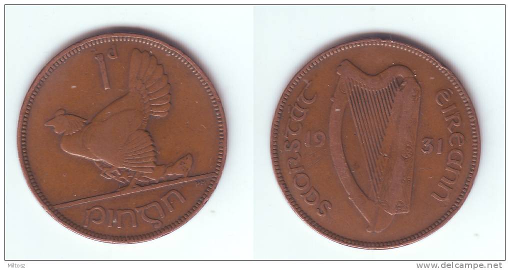 Ireland 1 Penny 1931 - Ireland