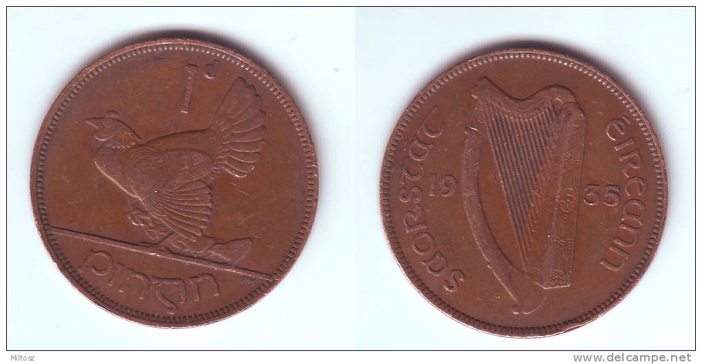Ireland 1 Penny 1935 - Irlande