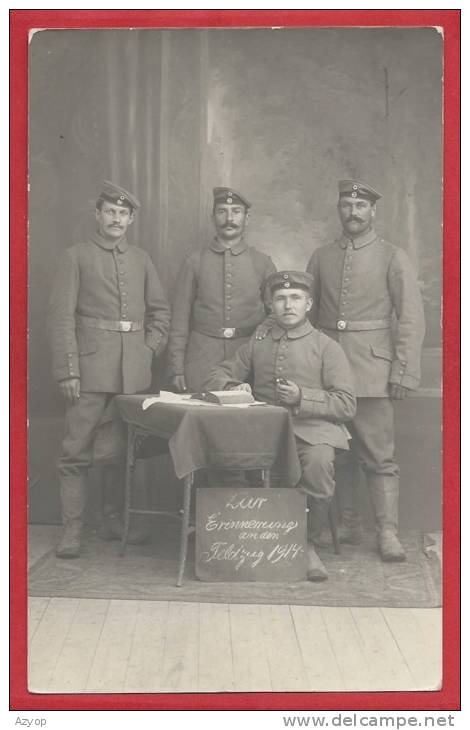 68 - NEUBREISACH - NEUF BRISACH - CARTE PHOTO - Militaires Allemands - FELDPOST - Neuf Brisach