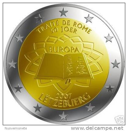 LUSSEMBURGO  2 Euro 2007 50° ANNIVERSARIO DEI TRATTATI DI ROMA FDC - Luxembourg