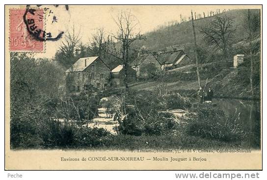 N°16063 -cpa Condé Sur Noireau  - Moulin Jouguet à Berjou- - Moulins à Eau