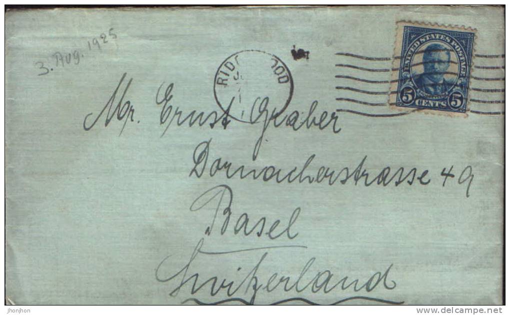 USA-Envelope Circulated In 1926 - 1921-40