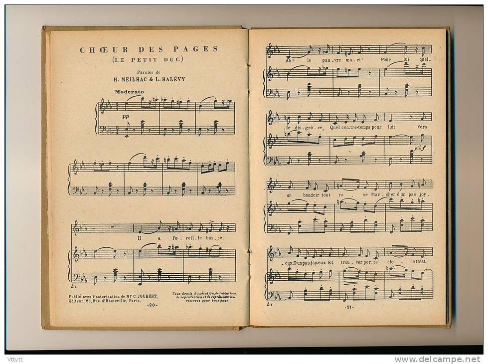 "Une Heure De Musique Avec Charles Lecocq" (1930) Texte De Louis Schneider, Paroles Et Musiques, 60 Pages - A-C