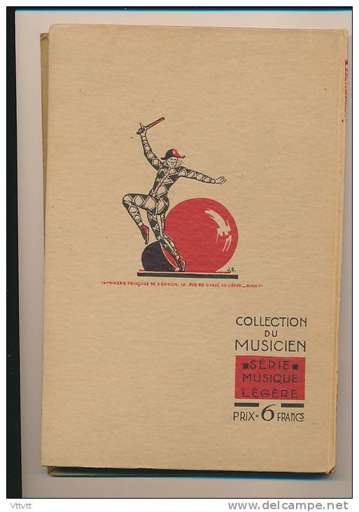 "Une Heure de Musique avec Offenbach" (1930) Texte de Louis Schneider, Paroles et Musiques, 60 pages