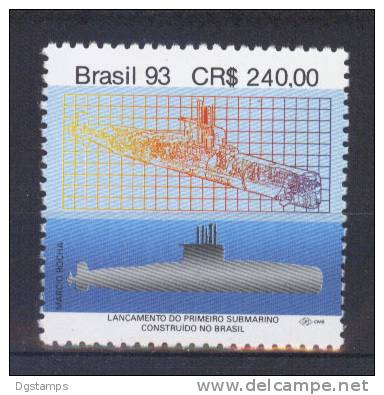 Brasil 1993 YT2150 ** Lanzamiento Del Primer Submarino De Construccion Brasilleña. Launch Of The First Brazilian-built S - Unused Stamps