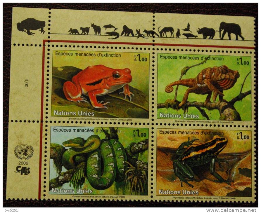 G1 Nations Unies (Genève) : Protection De La Nature (XIV) - Unused Stamps