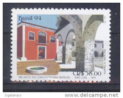 Brasil 1994 YT2154 ** 340 Años Del Convento De Las Mercedes. Arquitectura Colonial Religiosa. - Neufs