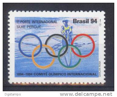 Brasil 1994 YT2157 ** Centenario Del Comite Olimpico Internacional. Remo, Aros Olimpicos - Neufs