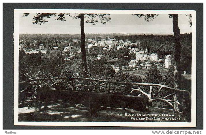 FRANCE,  BAGNOLES DE L´ORNE VUE SUR TESSE LA MADELEINE, OLD POSTCARD - Bagnoles De L'Orne