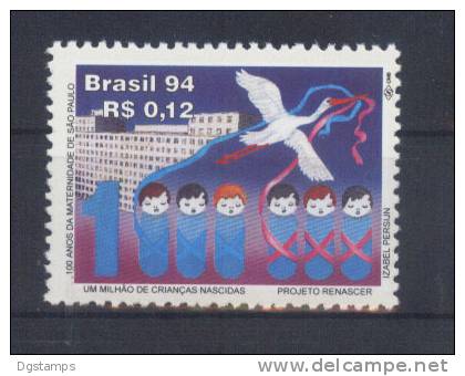 Brasil 1994 YT2192 ** Centenario De La Maternidad De San Pablo. Proyecto Renacer: Un Millon De Niños Nacidos. - Neufs