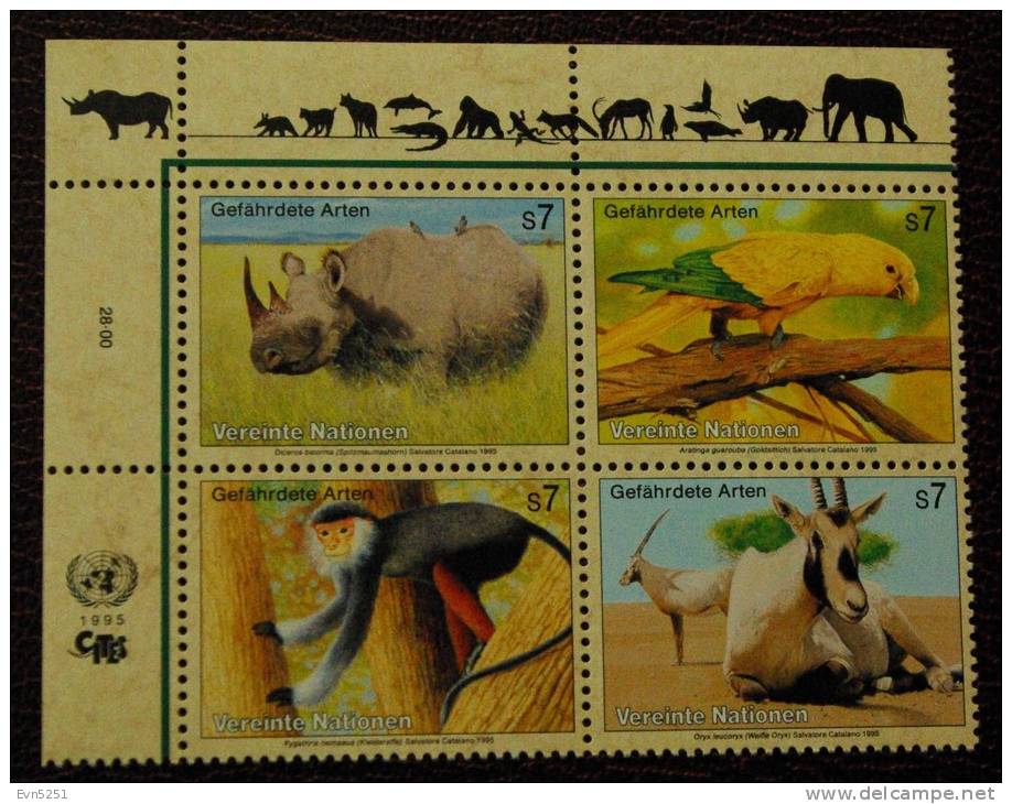 V1 Nations Unies (Vienne) : Protection De La Nature (III) - Unused Stamps