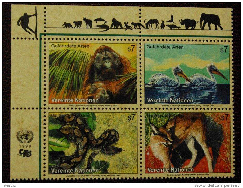 Nations Unies (Vienne) : Protection De La Nature (VII) - Unused Stamps