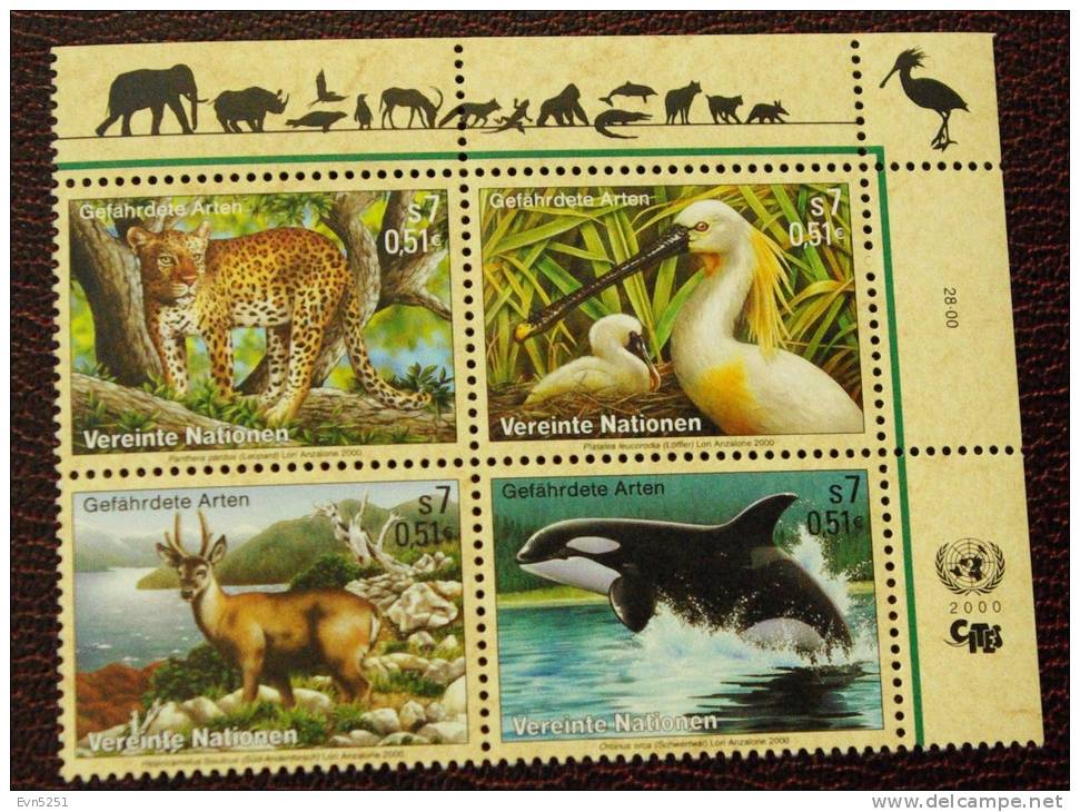 V1 Nations Unies (Vienne) : Protection De La Nature (VIII) - Unused Stamps