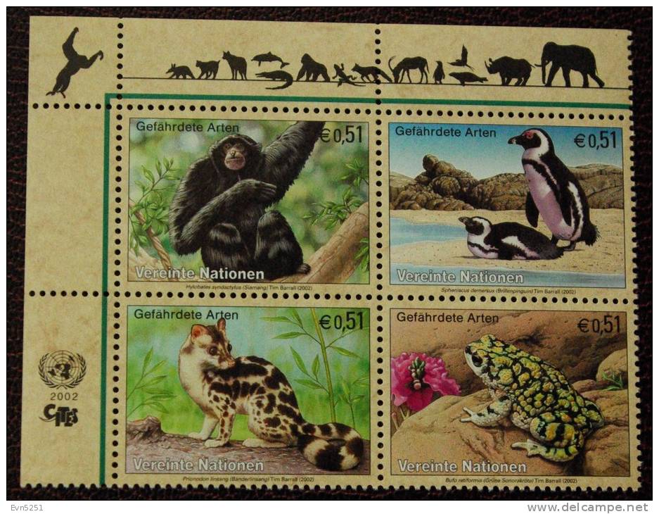 Nations Unies (Vienne) : Protection De La Nature (X) - Unused Stamps