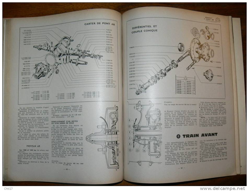 REVUE TECHNIQUE AUTOMOBILE N 206 CAMION RENAULT 580 DIESEL 1T/ 1.4T /2.5 T/ VOLTIGEUR GOELETTE GALIONEDITE  1963 - Auto