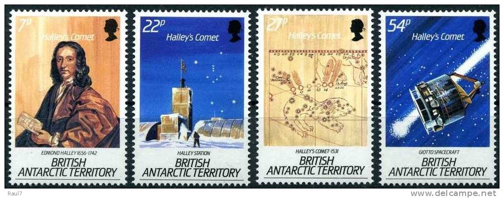 British Antarctic Territory - B.A.T. - 1986 Passage Comette D'Halley // 4v Neufs // Mnh - Ongebruikt