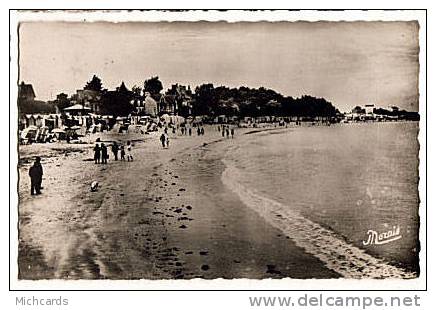 CPSM 56 LARMOR PLAGE - La Plage En Ete - Larmor-Plage