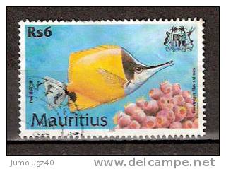 Timbre Maurice 2000 Y&T N°952 (1). Oblitéré. Pavillon. Rs6. Cote 0.90 € - Mauritius (1968-...)