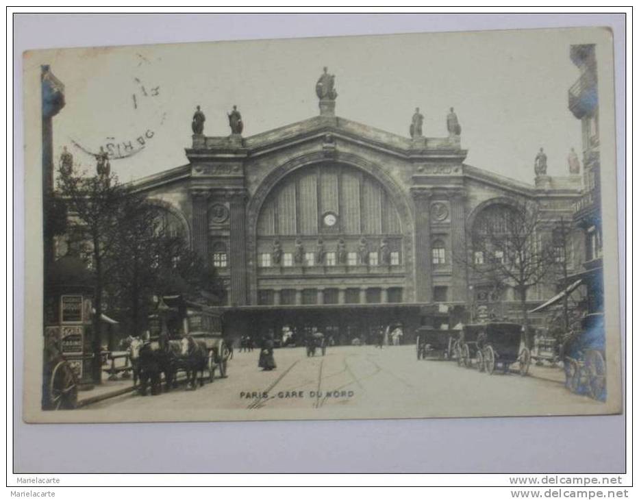 M914 * Paris Gare Du Nord  1905 - Transport Urbain En Surface