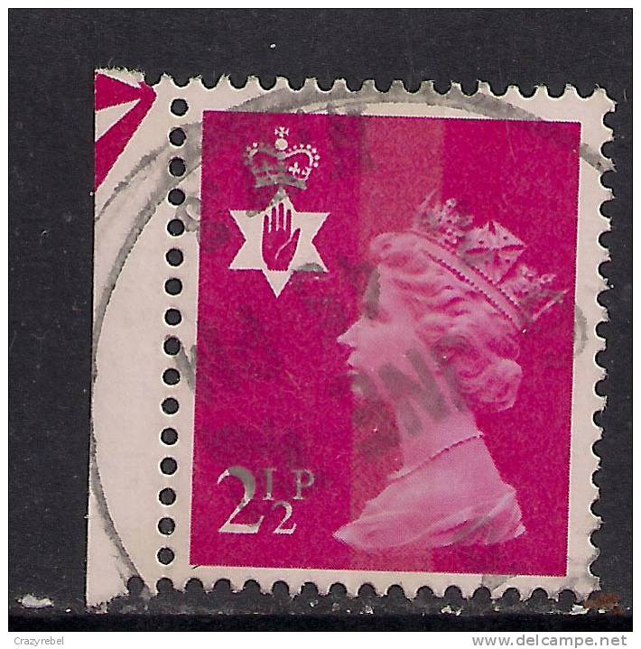 NORTHERN IRELAND 1971 - 93  2 1/2p  BRIGHT MAGENTA USED STAMP SG N112. ( H627 ) - Irlanda Del Norte