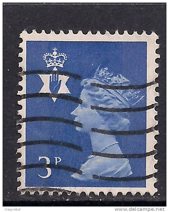 NORTHERN IRELAND 1971 - 93  3p  BLUE USED STAMP TWO BANDS SG N113. ( H639 ) - Noord-Ierland