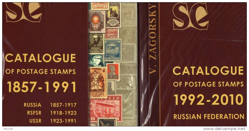 Two Catalogues Russland Plus Sowjetunion 2011 New 62€ For Expert-mans Of The Varitys Topics From Old And New RUSSIA+URSS - Enciclopedie