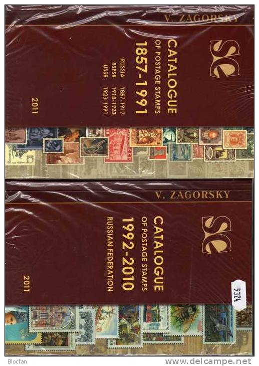 Two Catalogues Russland Plus Sowjetunion 2011 New 62€ For Expert-mans Of The Varitys Topics From Old And New RUSSIA+URSS - Enciclopedias