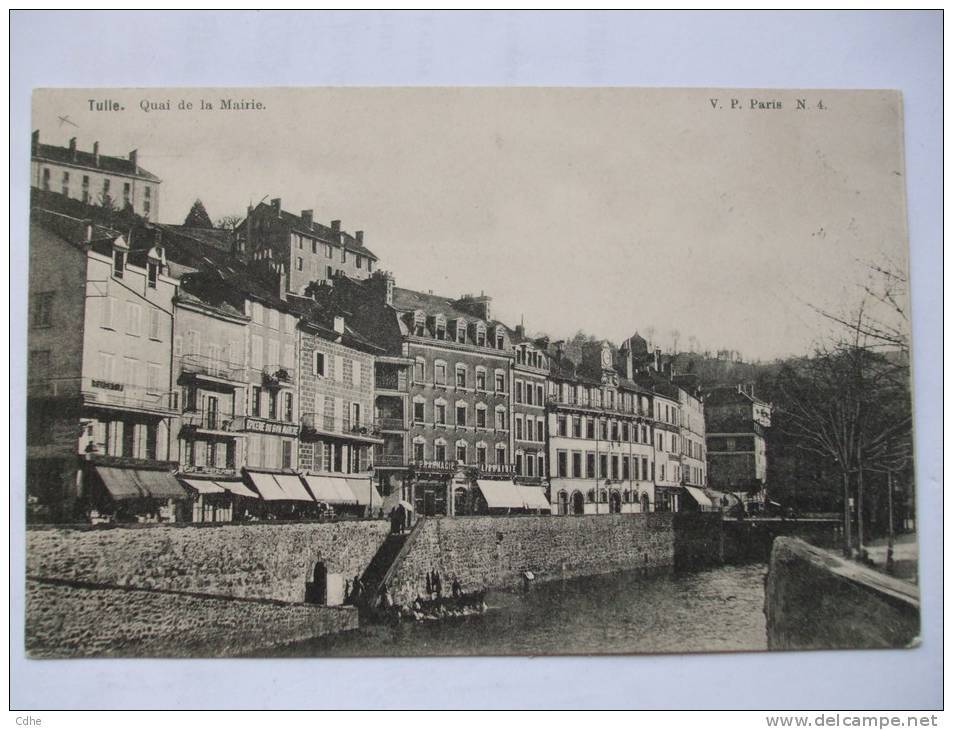 19 - BB - TULLE - QUAI DE LA MAIRIE (CARTE PRECURSEUR) - Tulle