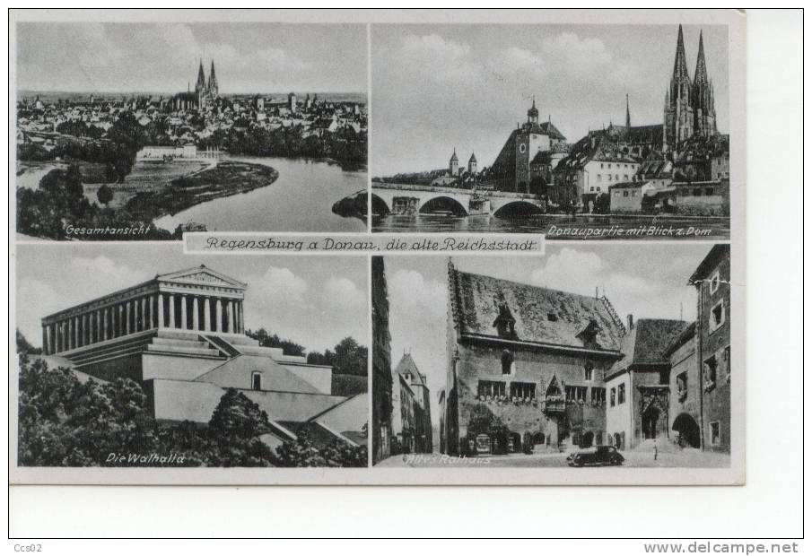 Regensburg A Donau Die Alte Reichsstadt 1951 - Regensburg