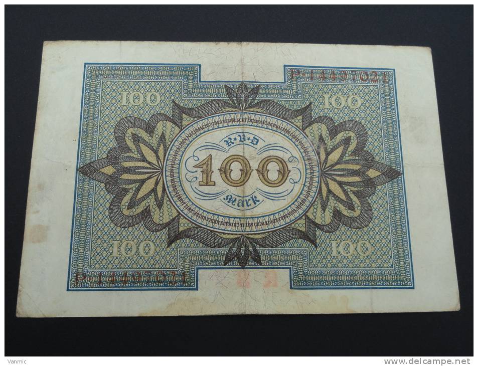 1920 - Billet 100 Mark - Allemagne - P 14497021 - 100 Mark