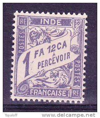 INDE TAXE N°16 Neuf Charniere - Unused Stamps