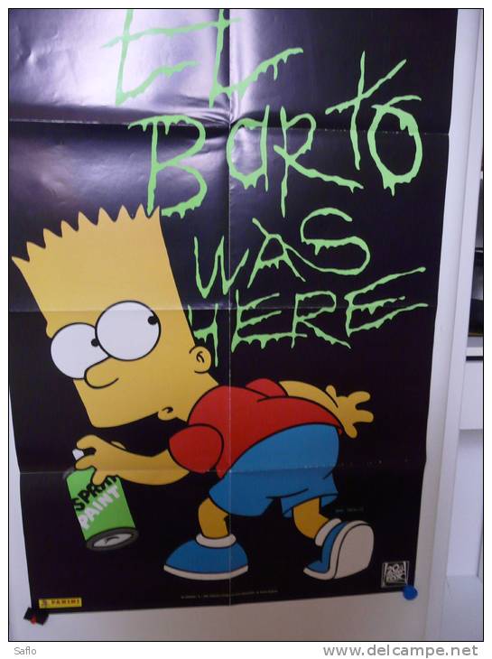 Affiche Poster : Bart Simpson Taggeur Par Matt Groening - The Simpsons - Simpsons