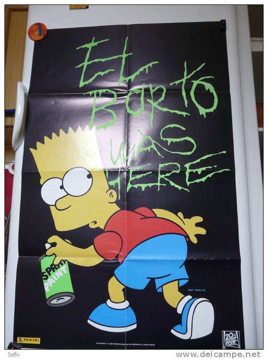 Affiche Poster : Bart Simpson Taggeur Par Matt Groening - The Simpsons - Simpsons