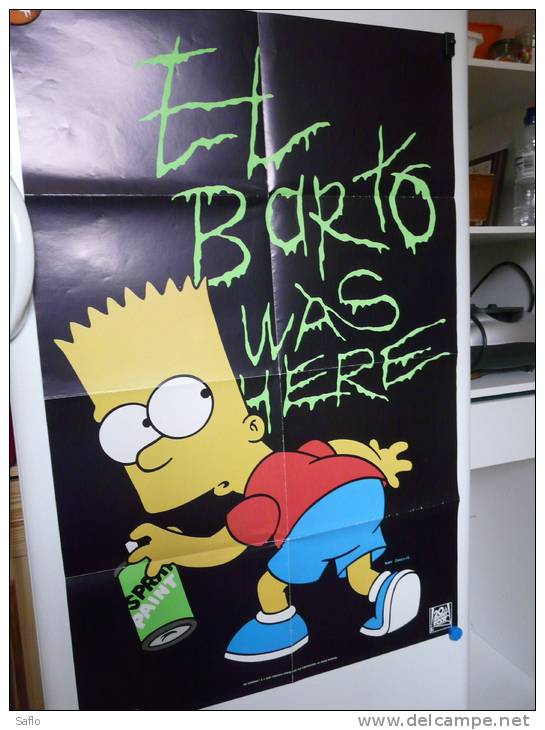 Affiche Poster : Bart Simpson Taggeur Par Matt Groening - The Simpsons - Simpsons