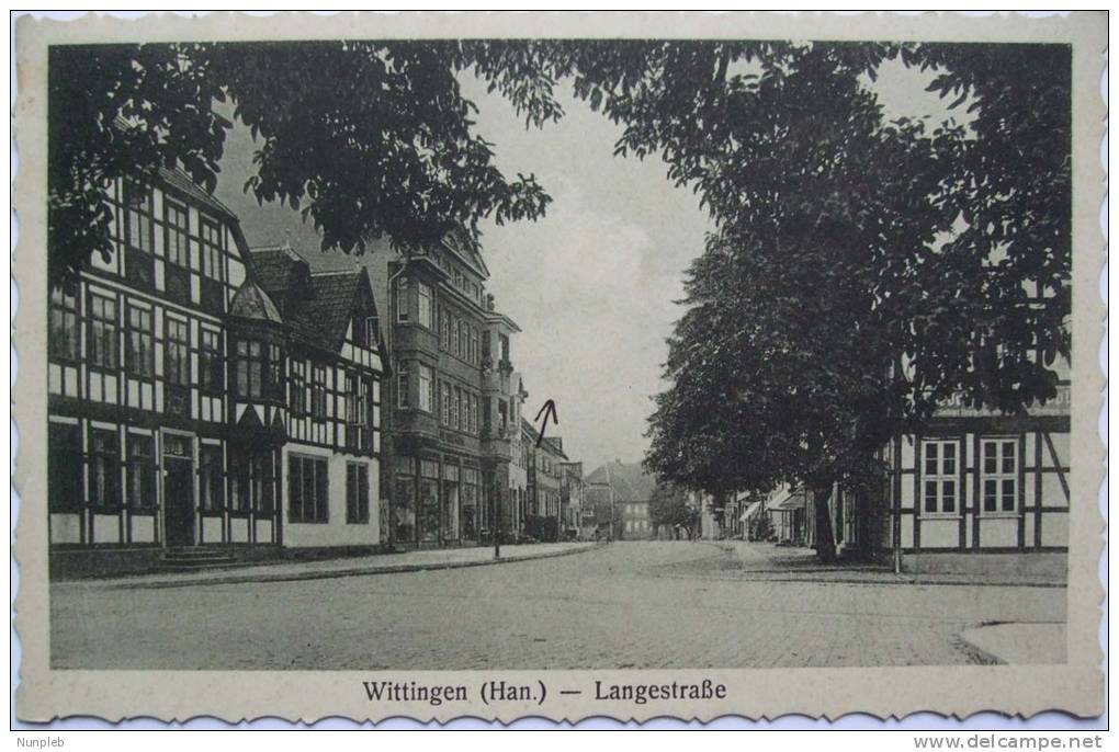 1932 GERMANY POSTCARD WITTINGEN HANNOVER - Hannover