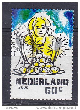 Netherlands 2000 Mi. 1852     60 C Dezembermarke Frau Mit Weihnachtsgebäck - Used Stamps