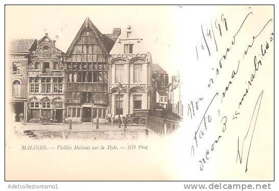 66415)cartolina Illustratoria  Malines - Vieilles Maisons Sur La Dyle - Altri & Non Classificati