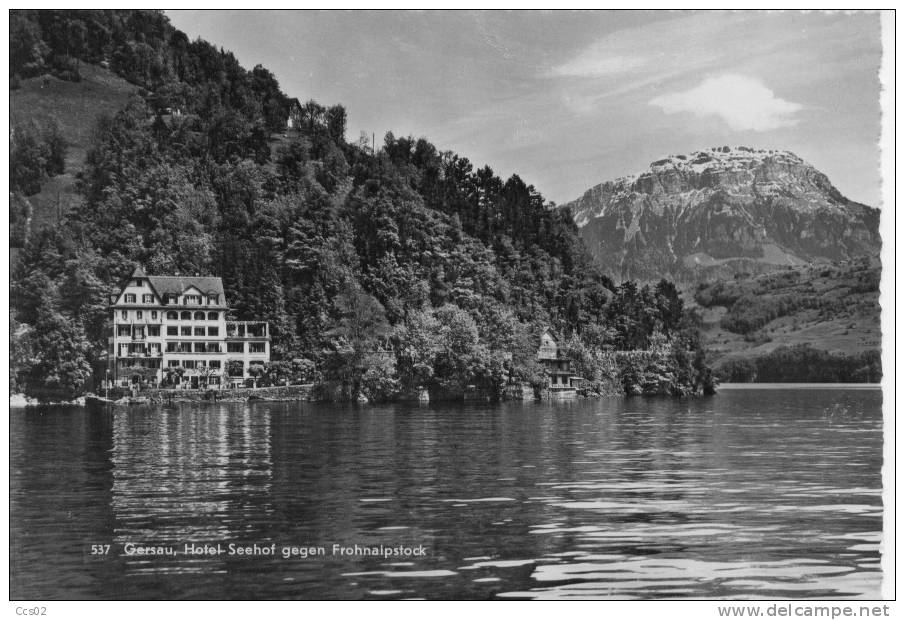 Gersau Hotel Seehof Gegen Frohnalpstock - Gersau