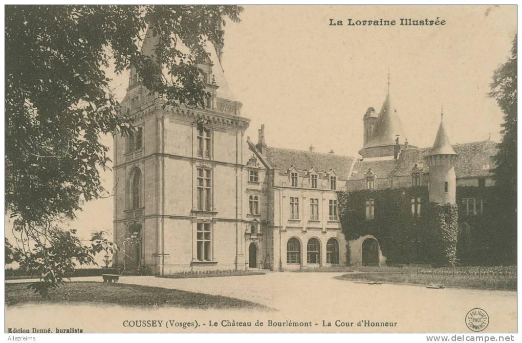 CPA  88 : COUSSEY   Le Chateau       A VOIR !!!!! - Coussey