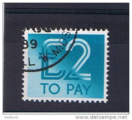 RB 813 - GB 1982 &pound;2.00 Postage Due Fine Used Stamp - SG D100 - Taxe