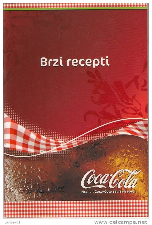 COCA COLA FAST RECIPES BOOKLET FROM SERBIA 30 PAGES - Livres